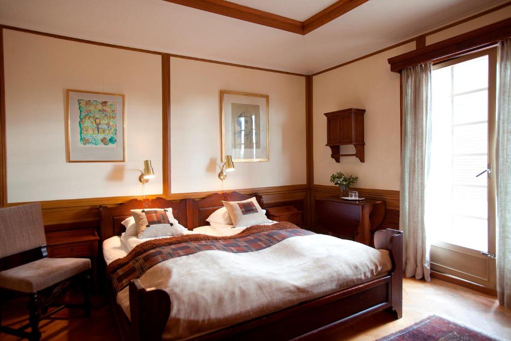 Postel nebo postele na pokoji v ubytování Green Hotel