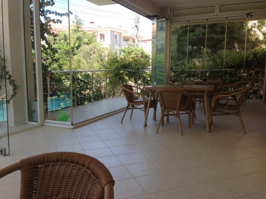 Balkón nebo terasa v ubytování Zeytin Apart Hotel