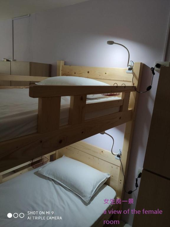 Postel nebo postele na pokoji v ubytování Simple life hostel
