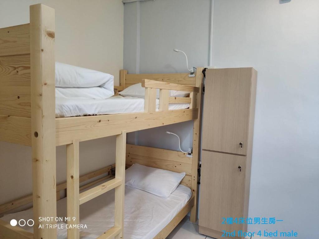 Postel nebo postele na pokoji v ubytování Simple life hostel