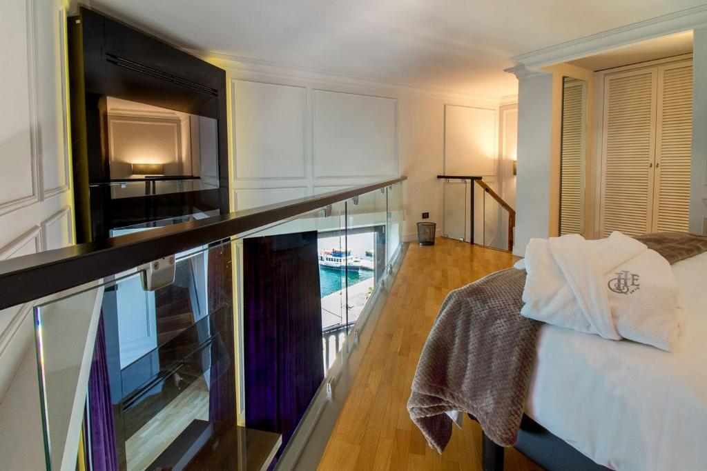 Postel nebo postele na pokoji v ubytování Hotel Europa