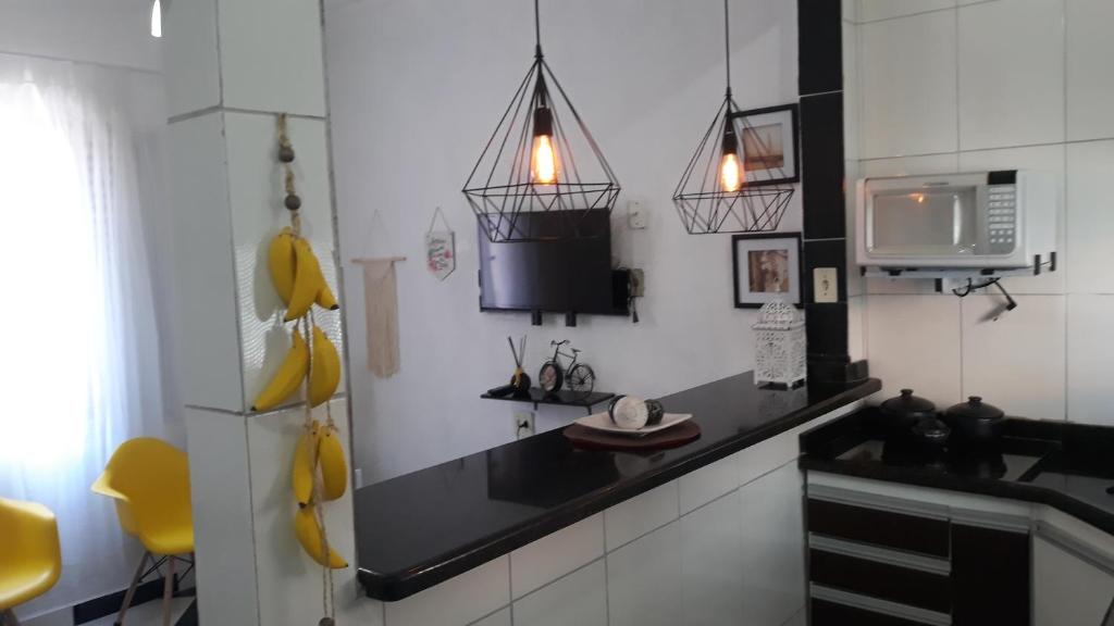  Apartamento 1 dormitório Frente ao Mar Praia Grande