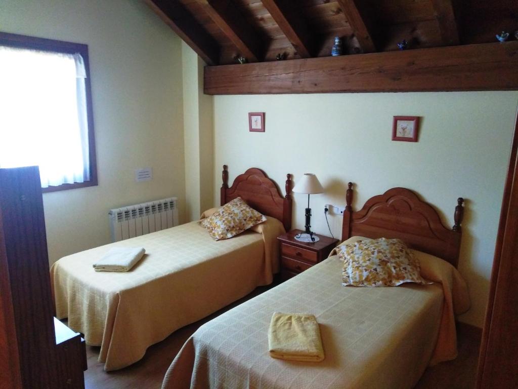 Postel nebo postele na pokoji v ubytování Casa Rural Irugoienea