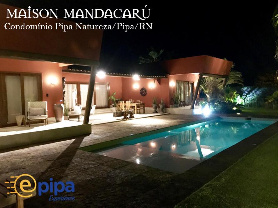 Piscina en o cerca de Maison Mandacaru - Pipa Natureza