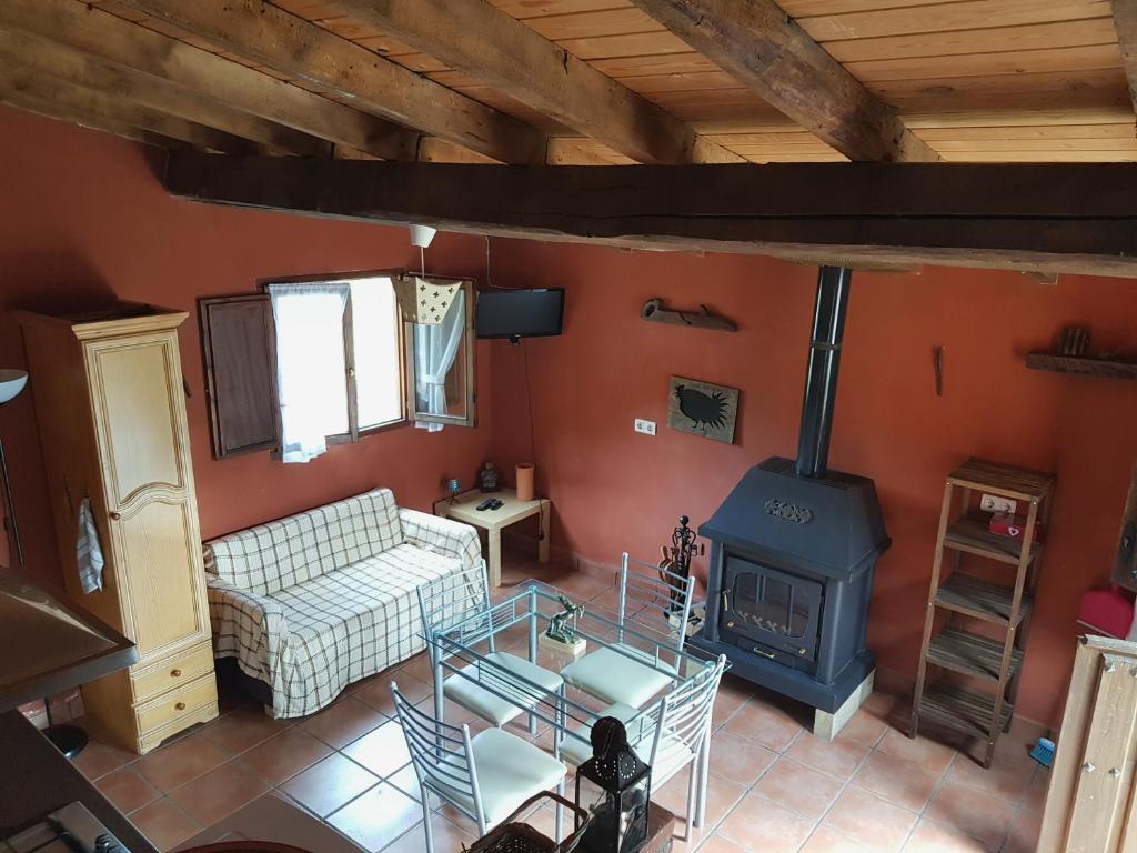 Posezení v ubytování La Hacienda Del Campo