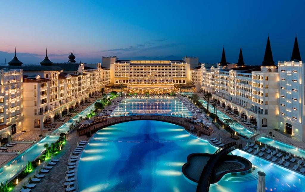 A view of the pool at Titanic Mardan Palace or nearby