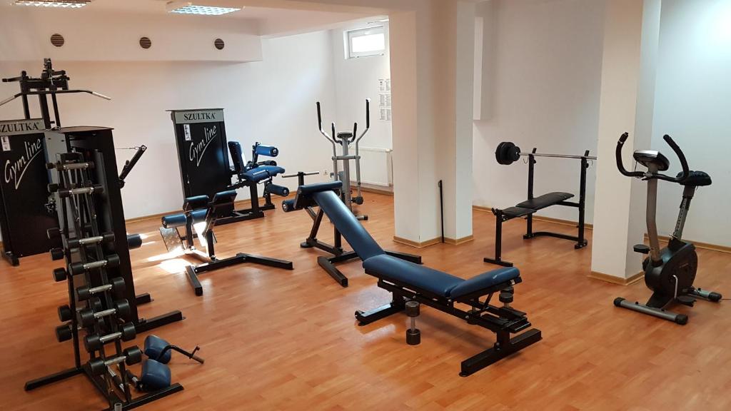 Posilňovňa alebo fitness centrum v ubytovaní Apartament Karolina - Zielone Tarasy