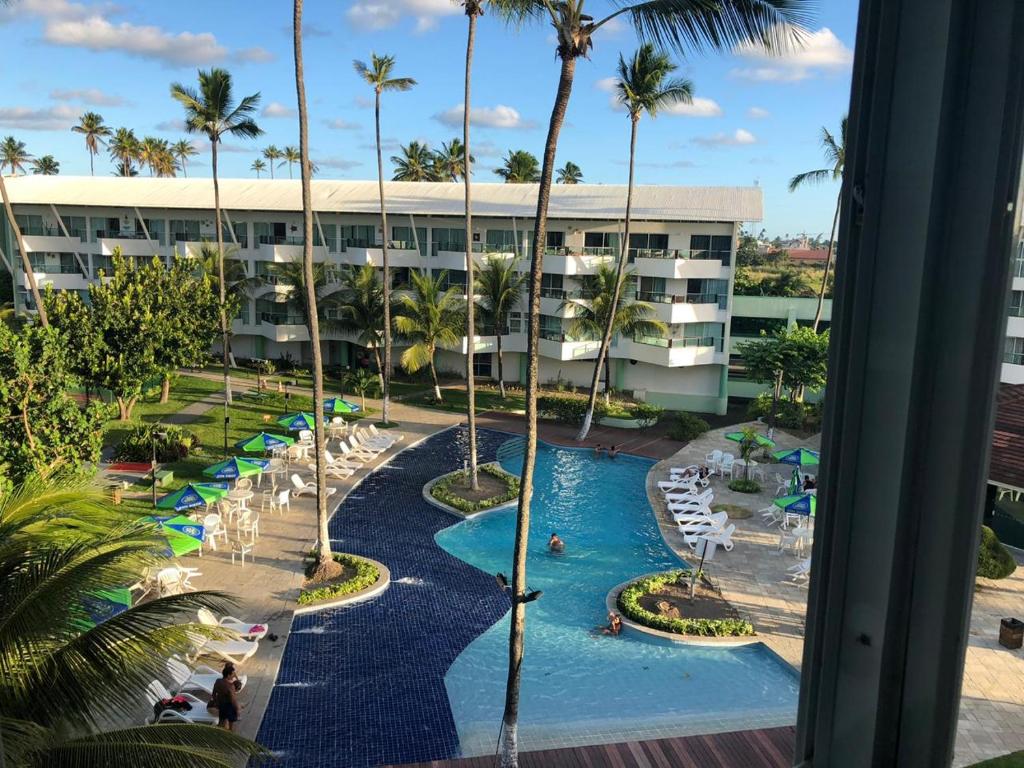 A view of the pool at Ancorar Flat Porto de Galinhas-Flat 3311-3314 or nearby