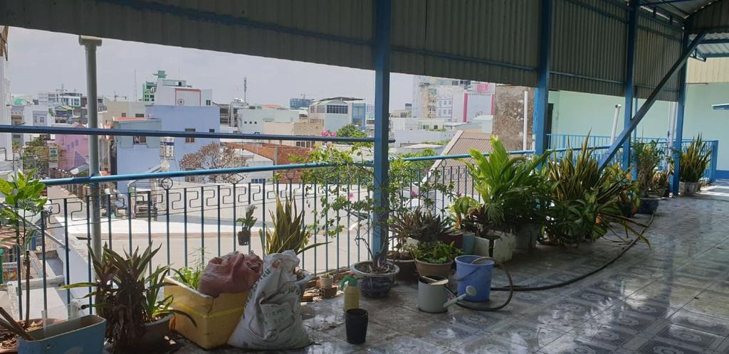 Balkón nebo terasa v ubytování Nhà Trọ Kim Ánh