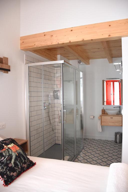 Koupelna v ubytování Casa Choupas