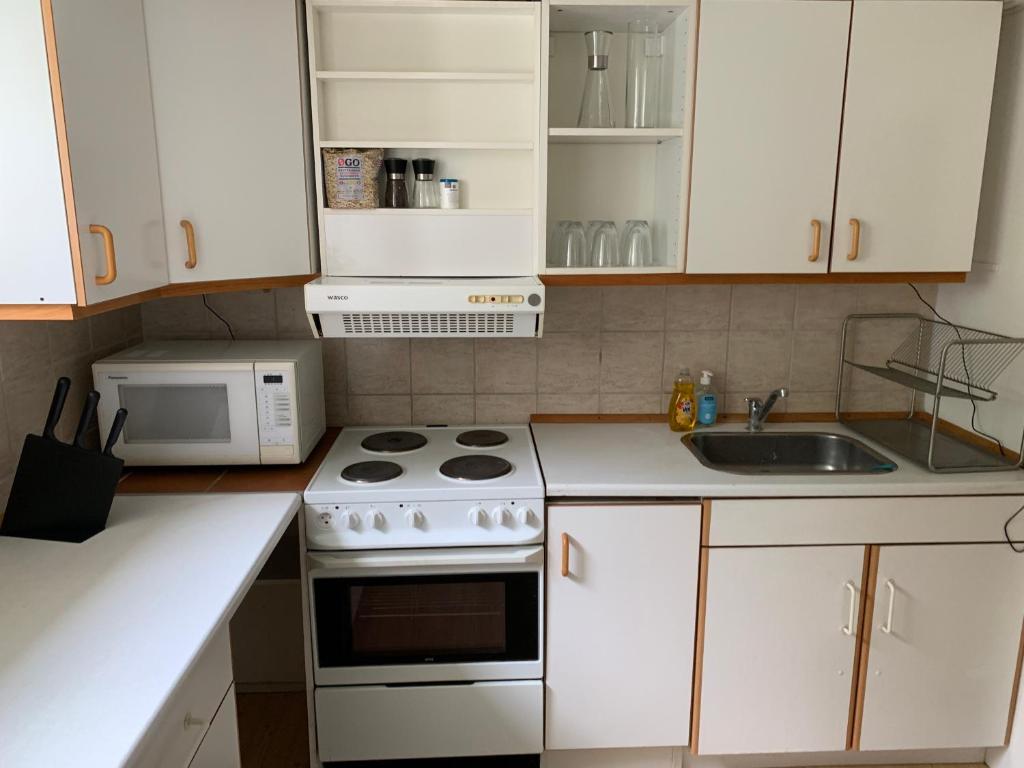 Kuchyň nebo kuchyňský kout v ubytování Second home