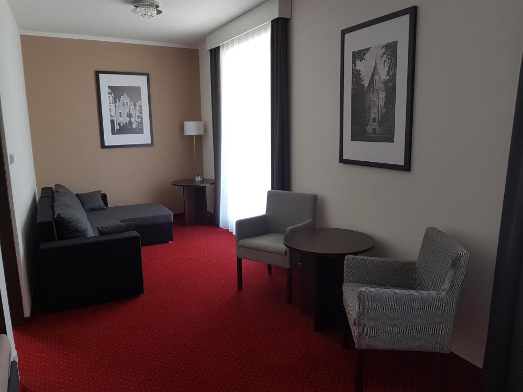 Posezení v ubytování Wellness hotel Harmonie Třeboň