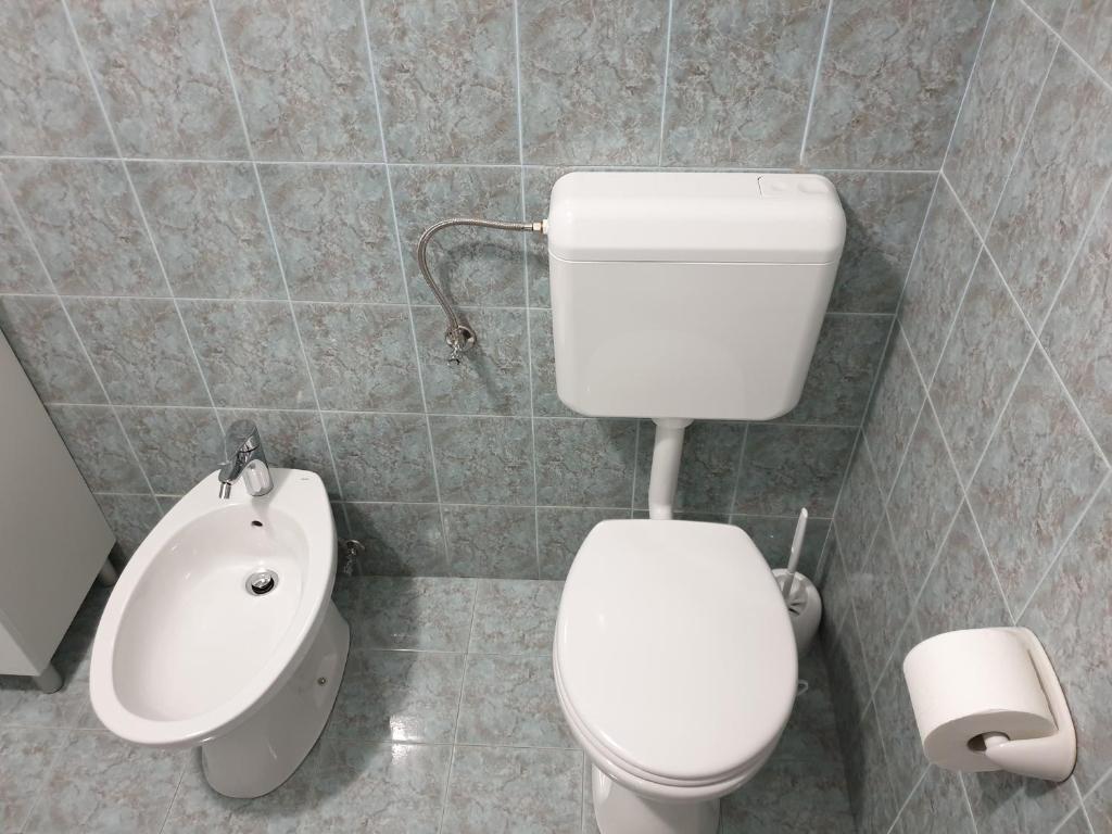 Koupelna v ubytování Apartment Ema