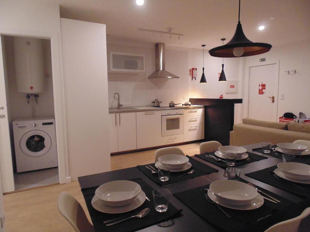 Kuchyň nebo kuchyňský kout v ubytování Dream Modern House