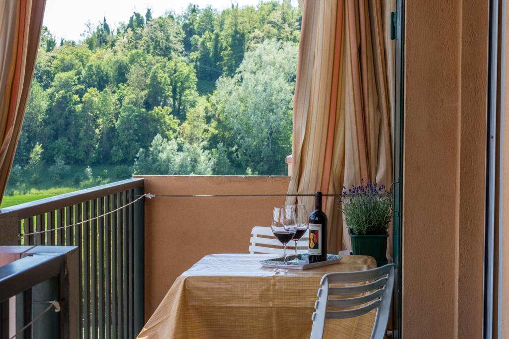 Balkón nebo terasa v ubytování Moncalvo in Relax