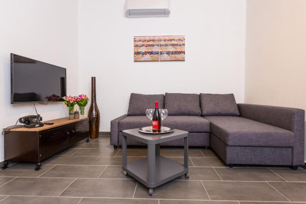 Część wypoczynkowa w obiekcie Mosina Apartments