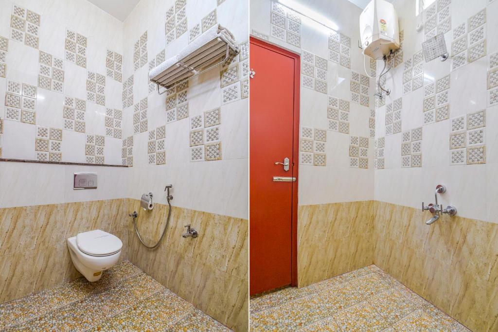 Koupelna v ubytování Thaneegai Residency