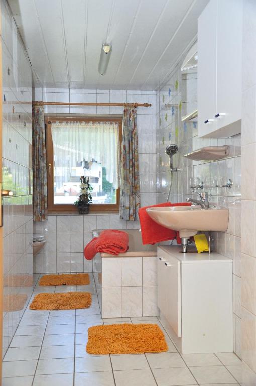 Kuchyň nebo kuchyňský kout v ubytování Haus Freispitzblick