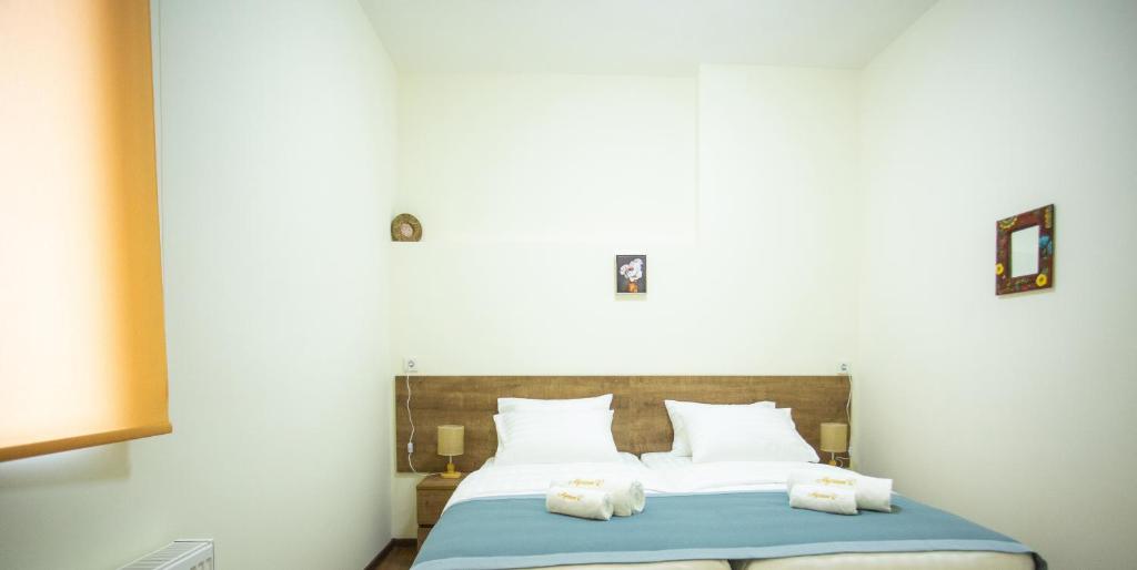 Postel nebo postele na pokoji v ubytování Mariam R
