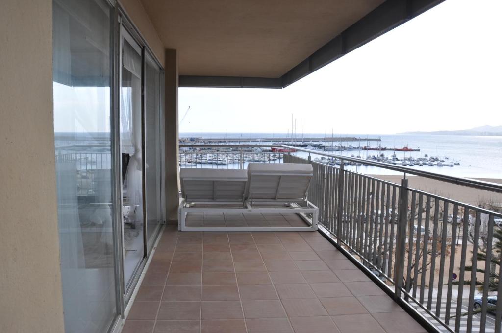 Balkón alebo terasa v ubytovaní El Piset de Palamós