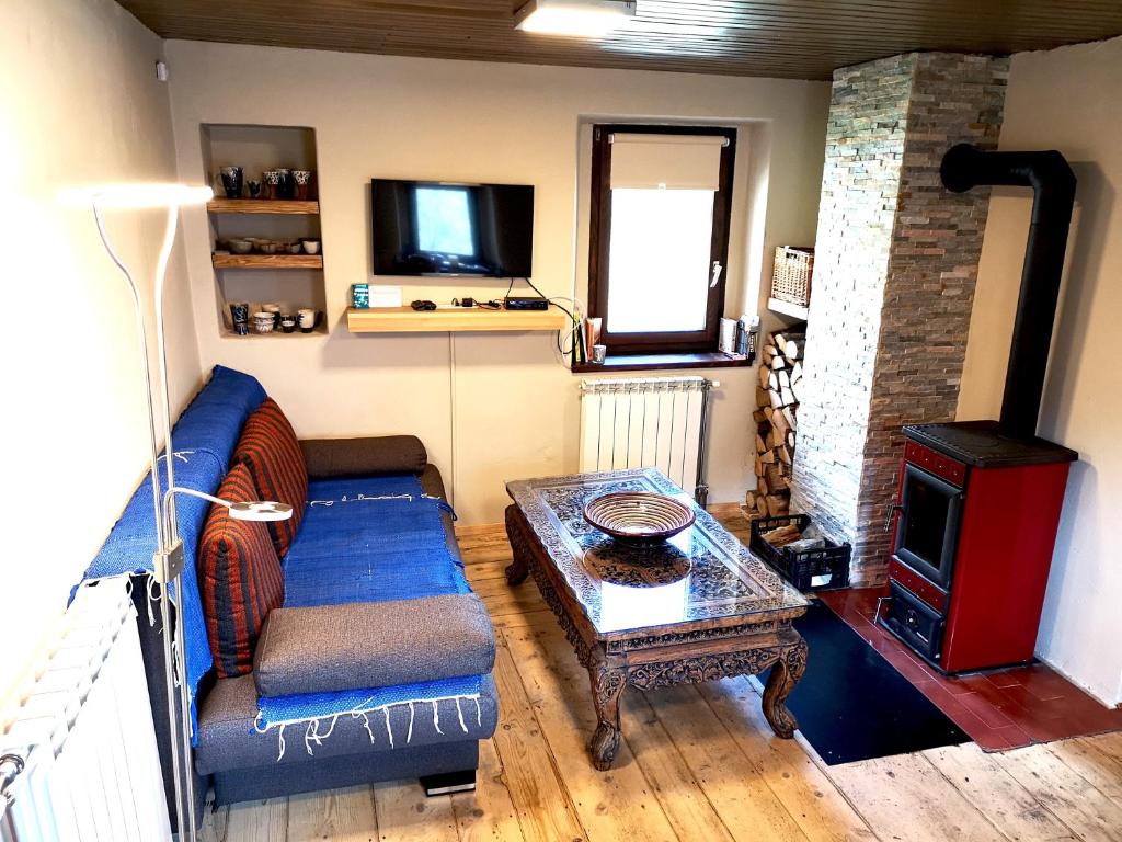 Posezení v ubytování Predel House
