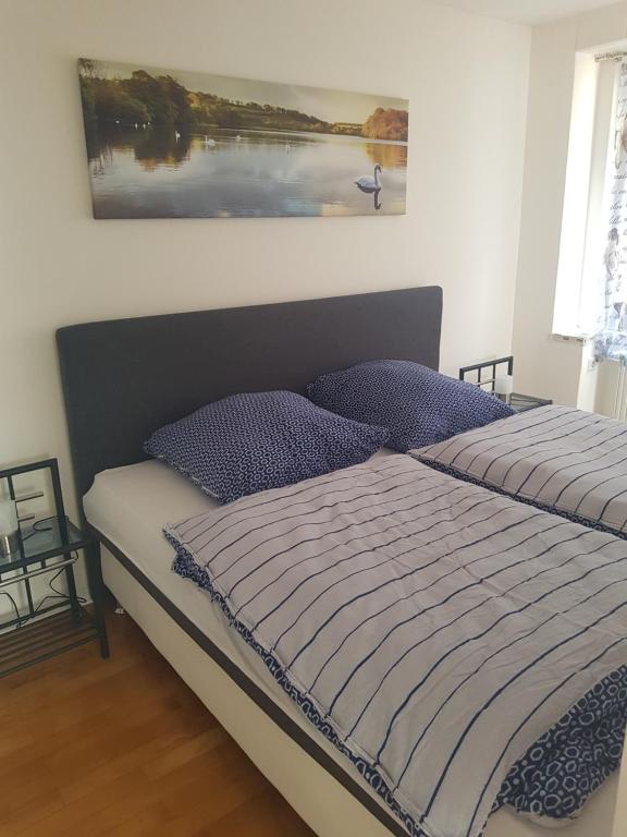 Postel nebo postele na pokoji v ubytování Ferienwohnung Berges