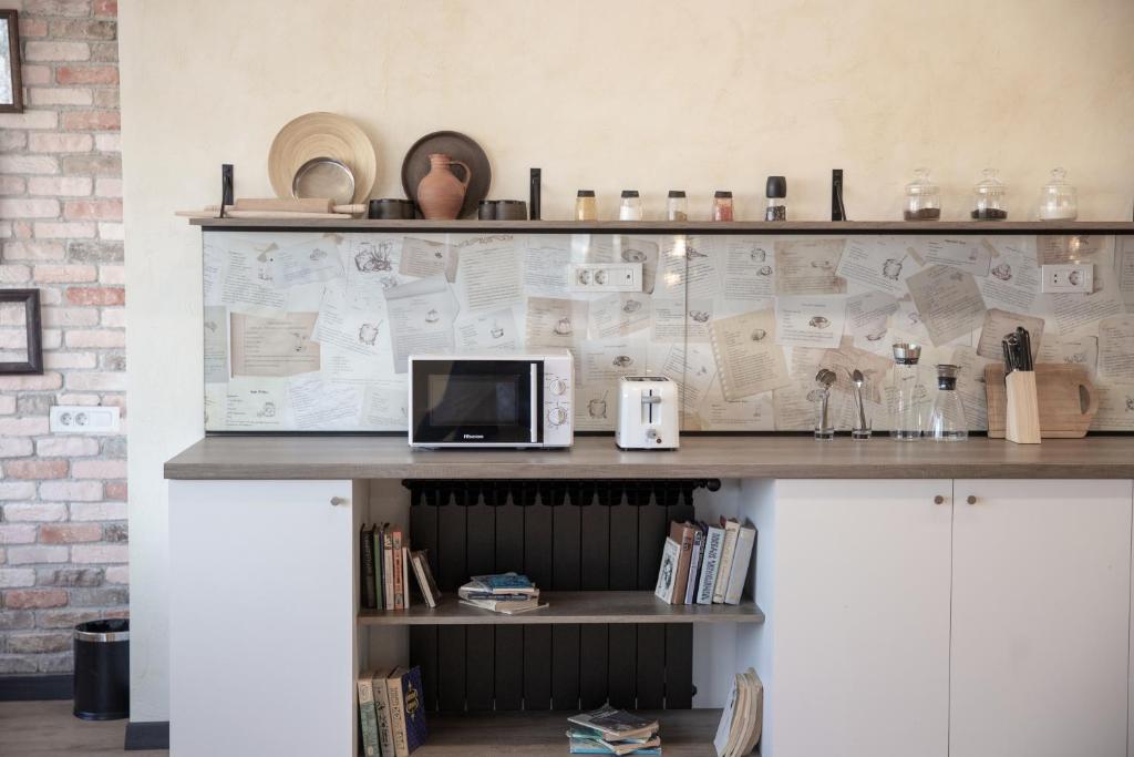 Kuchyň nebo kuchyňský kout v ubytování RIS Dalma Collection Yerevan