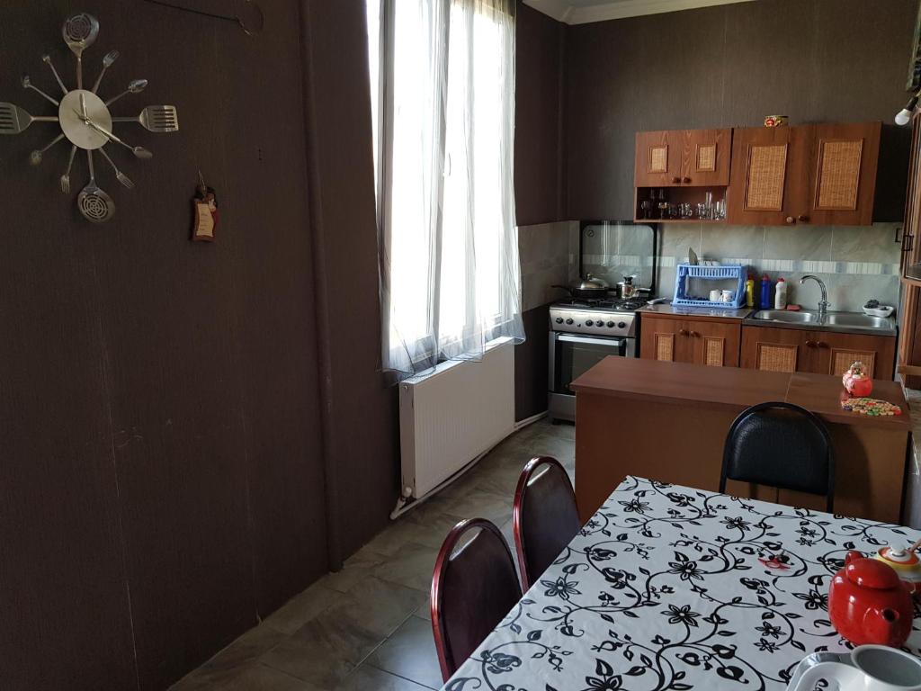 Kuchyň nebo kuchyňský kout v ubytování Tamari Guest House