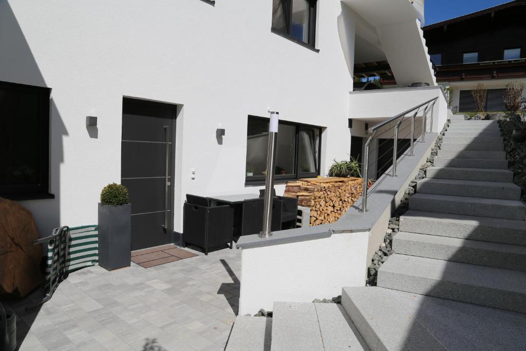 Balkón alebo terasa v ubytovaní Appartement Ilvy