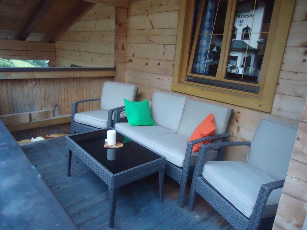 Posezení v ubytování Landhaus Bergzeit