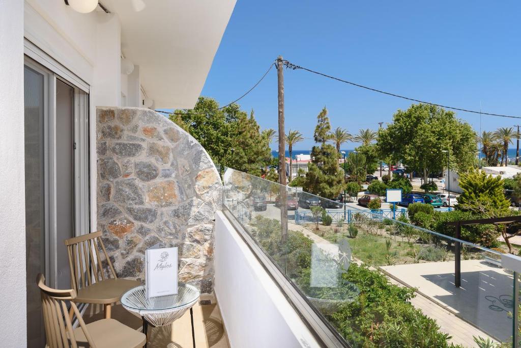 Balkón nebo terasa v ubytování Mylos Luxury Escape