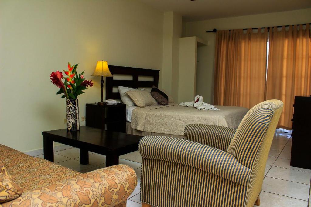 Posezení v ubytování Plaza Magdalena Hotel