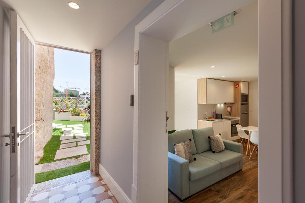 Posezení v ubytování Polery Apartments Center