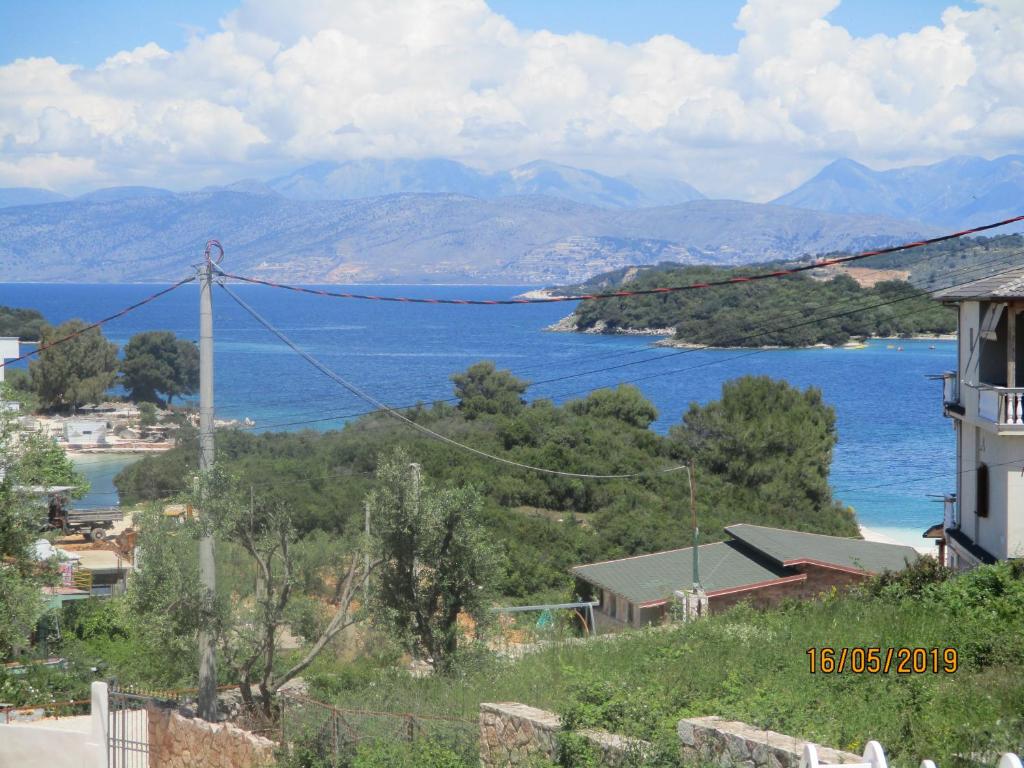 a view of a large body of water at Vila Horizont Ksamil in Sarandë