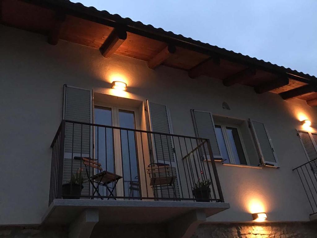 Balkón alebo terasa v ubytovaní La Luce delle Colline
