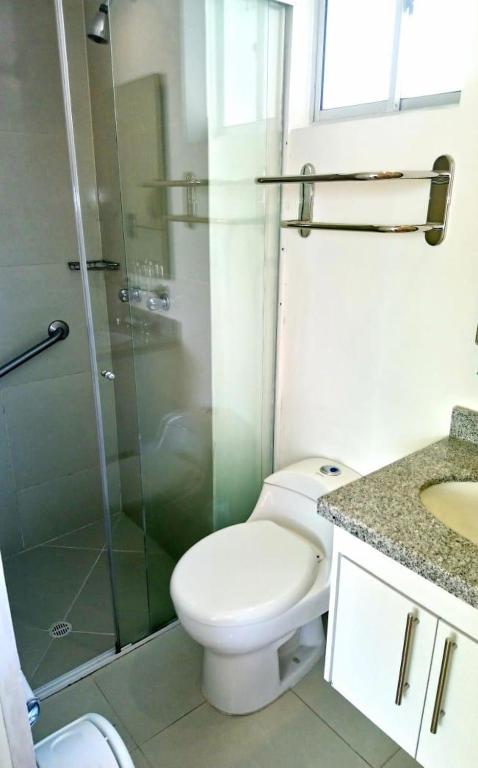 Koupelna v ubytování Bonito apartamento en la ciudad bonita