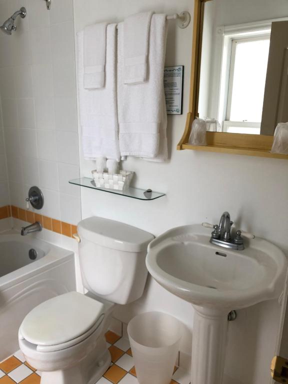 Koupelna v ubytování AUBERGE Knowlton