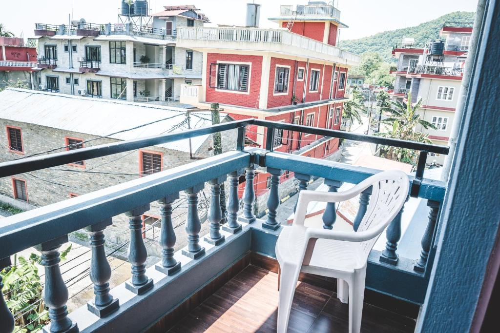 Balcó o terrassa a Hotel K2 Pokhara