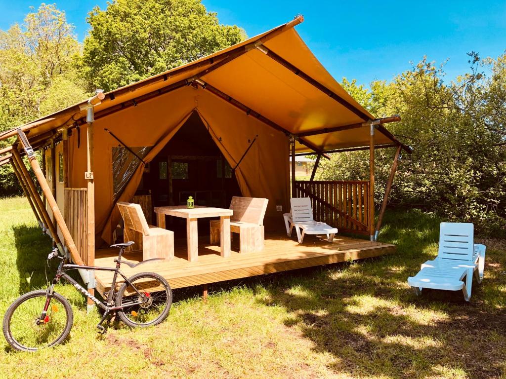 Zahrada ubytování O2 Camping
