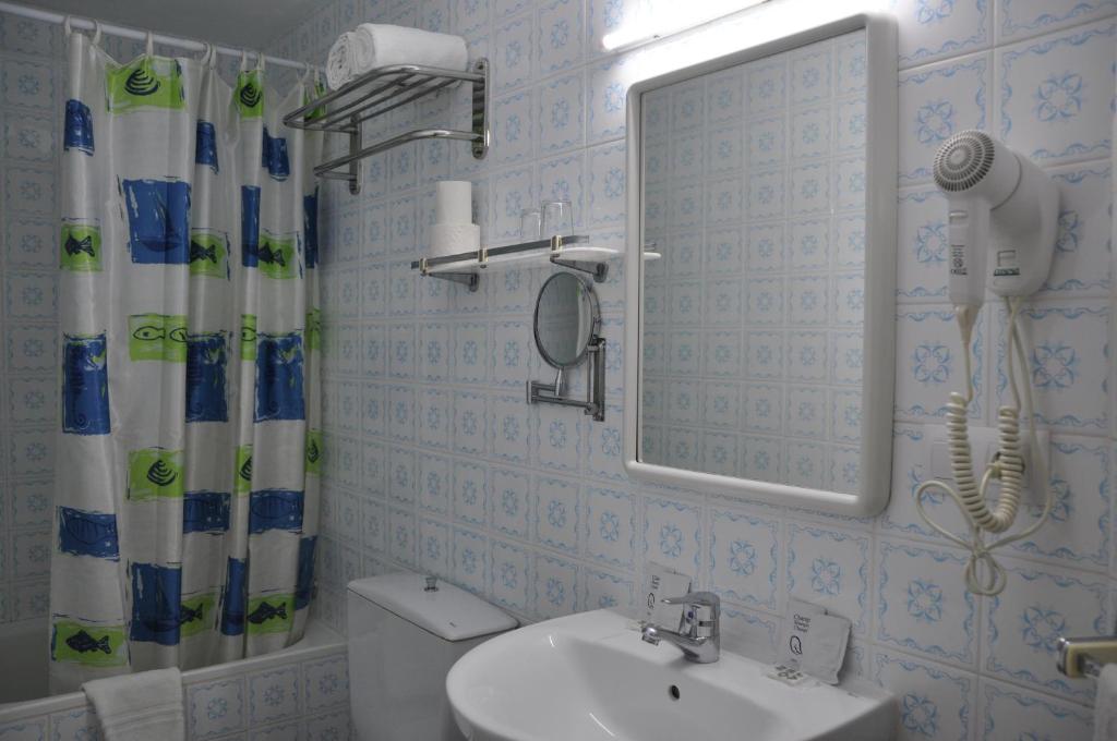 Koupelna v ubytování Hostal - Pensión El Amigo