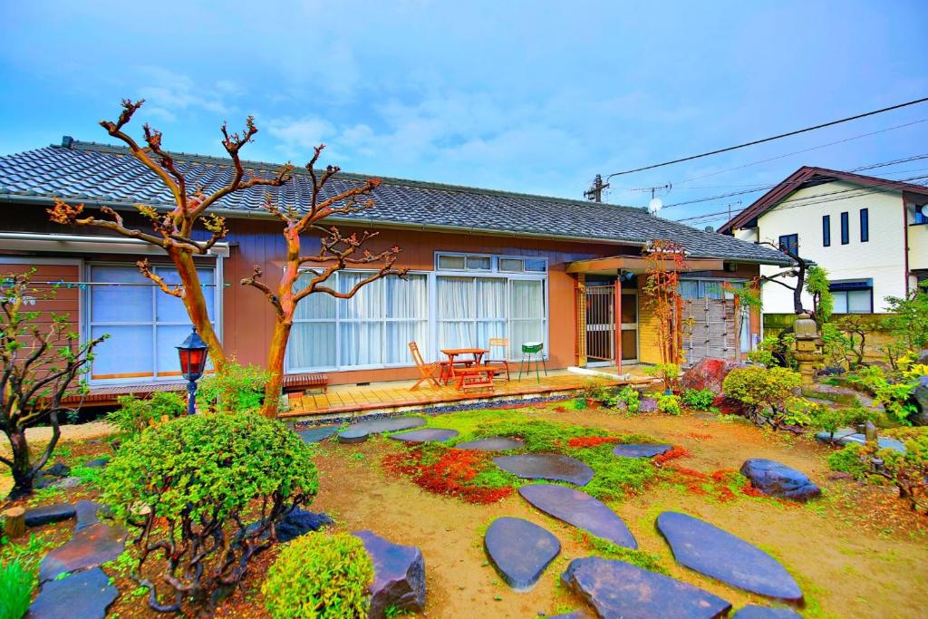 Zahrada ubytování Gunma House