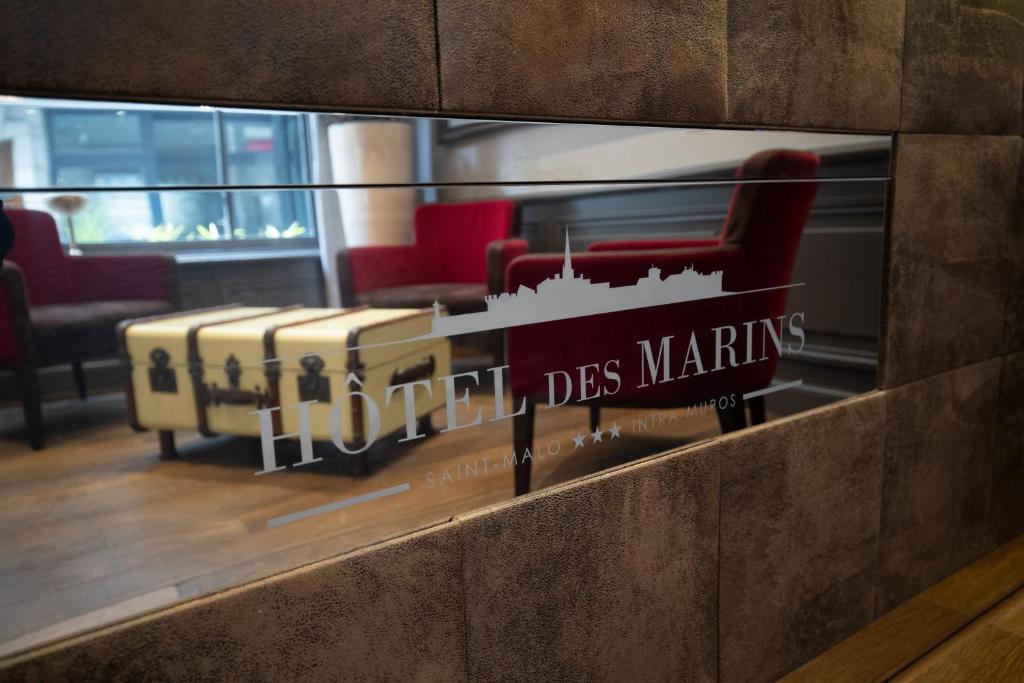 Hôtel des Marins, Saint-Malo的休息区