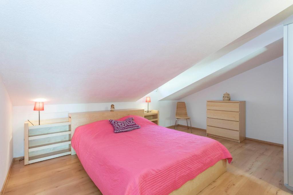 Posteľ alebo postele v izbe v ubytovaní Penthouse SLavija