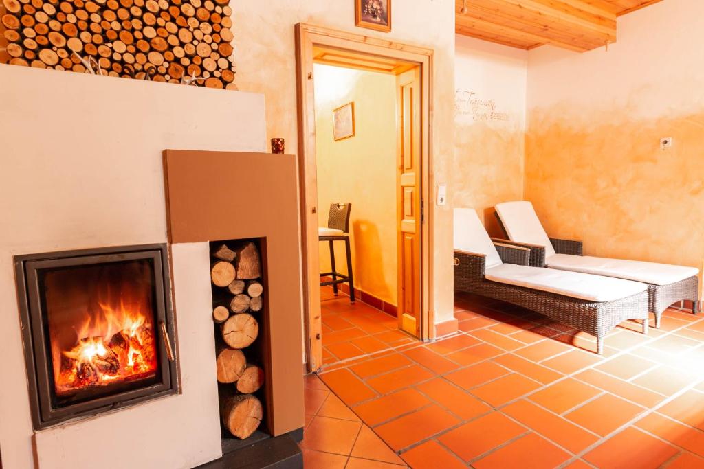 Posezení v ubytování Landhotel - Apartments Bauer
