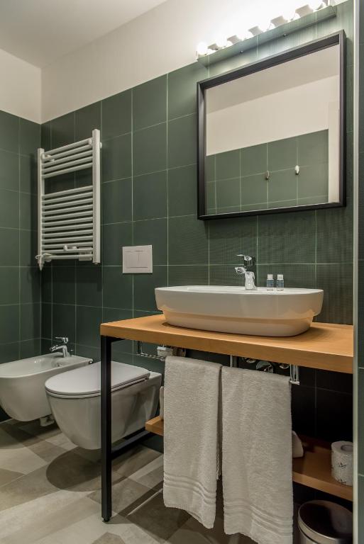 Koupelna v ubytování APARTHOTEL CASA MIA