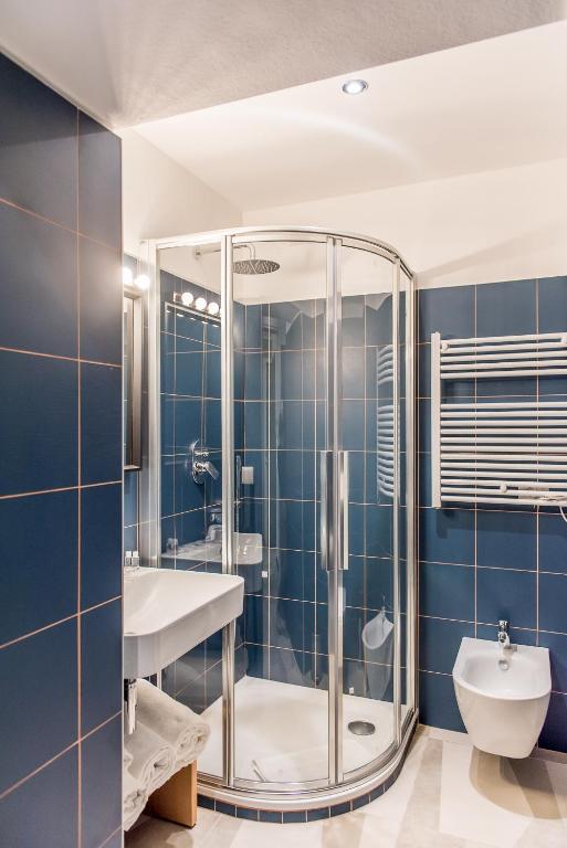 Koupelna v ubytování APARTHOTEL CASA MIA