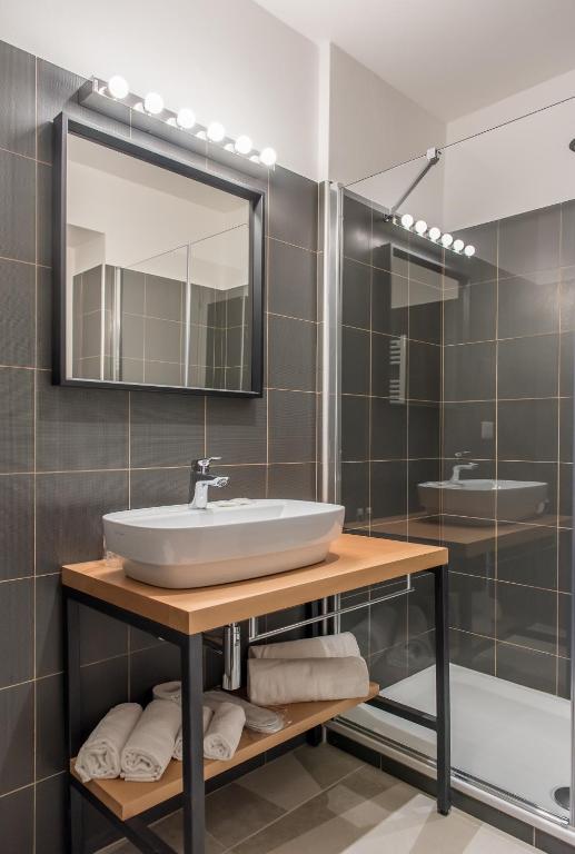 Koupelna v ubytování APARTHOTEL CASA MIA