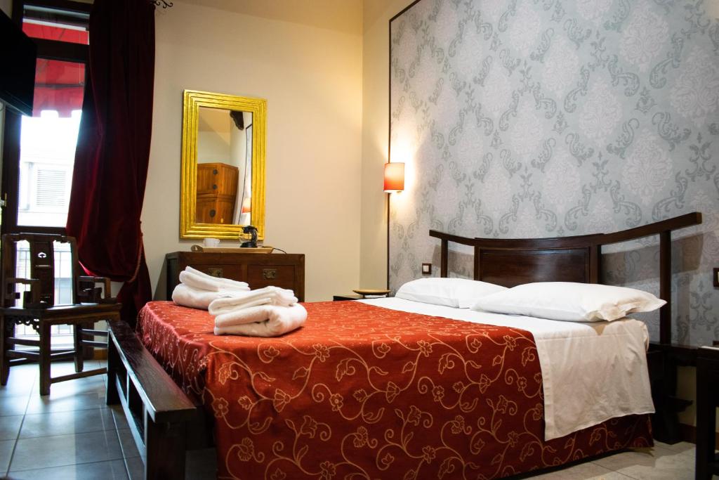 Postel nebo postele na pokoji v ubytování B&B Muro Torto Lucera