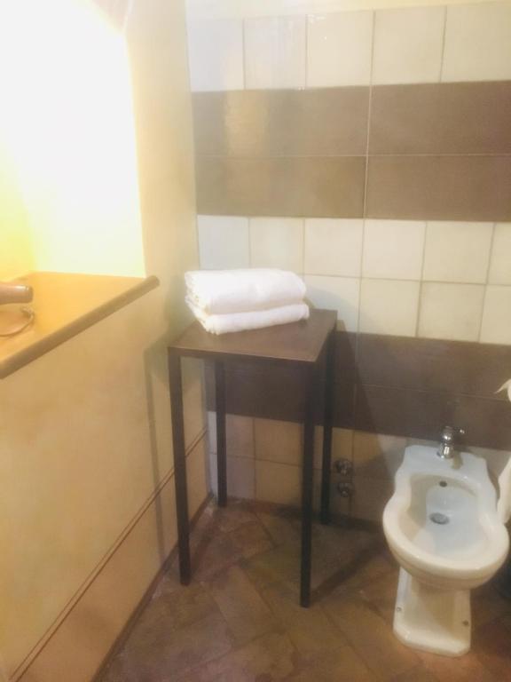 Kúpeľňa v ubytovaní camere della vecchia posta