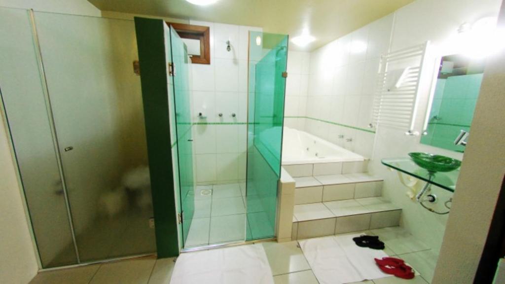 Koupelna v ubytování Motel Tentação (Adult Only)